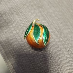 Edgar Berebi limited edition orange trinket box.